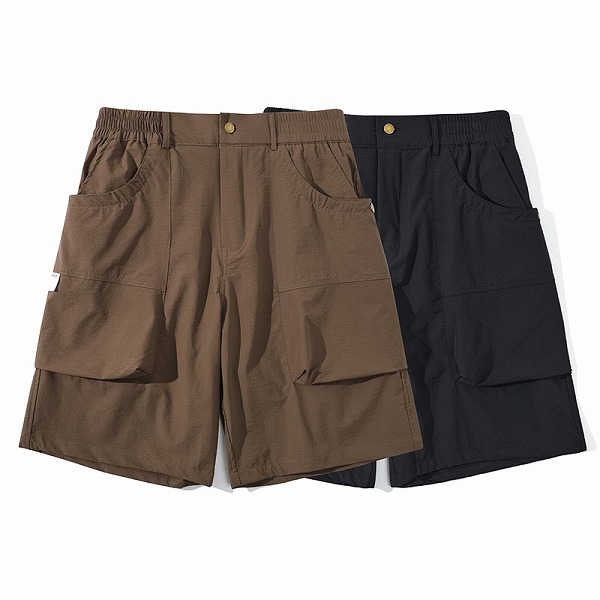P17994 メンズ 男 カジュアル 新作春夏 ズボン ボトムズ ショートパンツ カーゴ ポケット｜ドレミファソラ・ねこ 9,366円