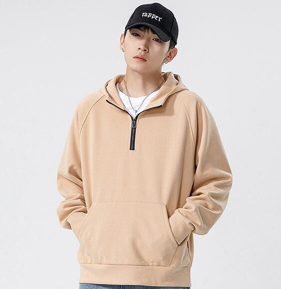 トップス　長袖　　パーカー　プルオーバー　メンズ服　春秋新作　韓国風｜ドレミファソラ・ねこ