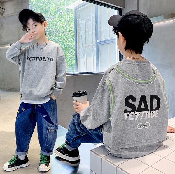 秋新しい 子供服★ 男の子 長袖パーカー ★ ファッションパーカー ，パーカー ★120-170