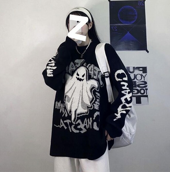 秋冬新作 韓国風 セーター， 気質ファッション プルオーバーセーター★秋冬ニットトップ ★M-XL