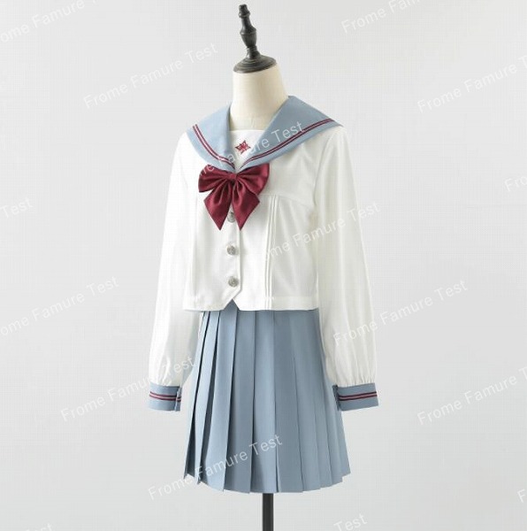 高校生制服 コスプレ JK制服 制服 セーラー風 女子高校生 セーラー襟 学生服 制服 OEMできる｜ドレミファソラ・ねこ