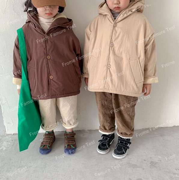 女の子 男の子ジャケット 　トップス 可愛いコート 子供服 キッズ服 秋冬新作 おしゃれ 綿の服