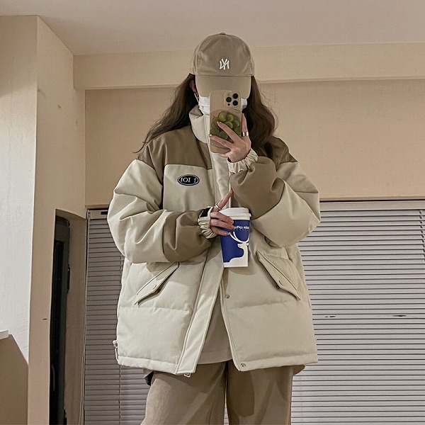 中綿厚地の外套 レディース 中綿上衣 アウター 朦朦たる 厚地の外套 冬服 コート・ジャケット-レディースファッション