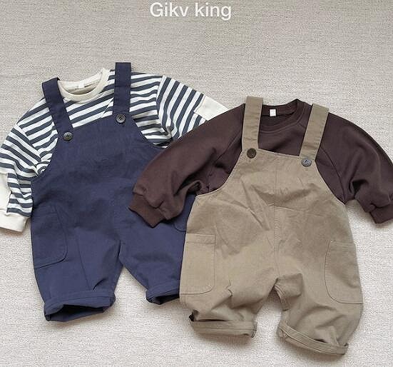 子供服　オーバーオール　ズボン　無地　 ファッション　ボトムス　韓国風