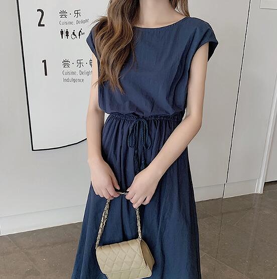レディース トップス ワンピース ノースリーブ ドレス チュニック Aライン