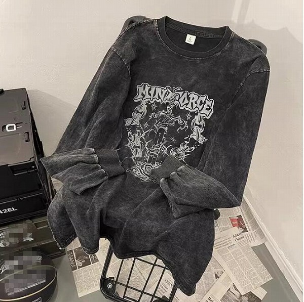 春秋 メンズ ファッション トップス カジュアル Tシャツ 長袖