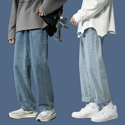 高級品質　メンズ　ボトムス　ズボン　パンツ　デニム　ワイドパンツ