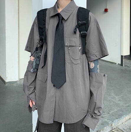 ファッション　メンズ　トップス　シャツ　長袖　半袖　メンズ女