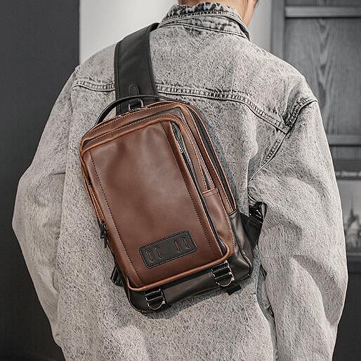 メンズ ショルダーバッグ ボディバッグ pu カジュアル 斜め掛け お出かけ