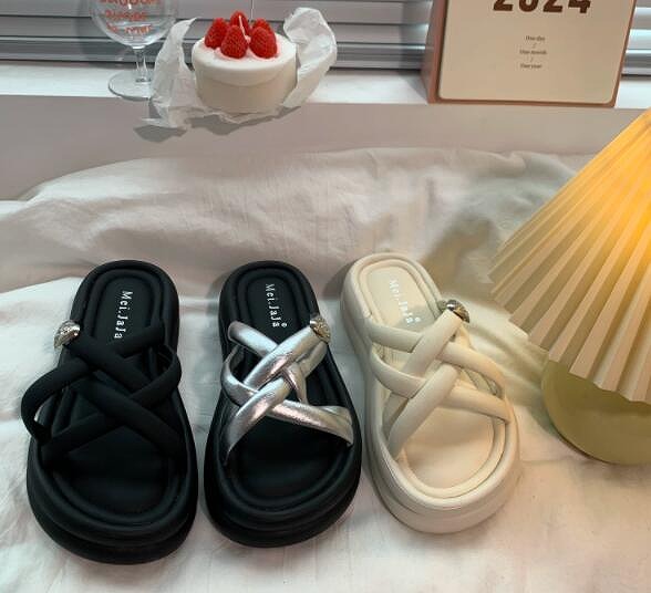 シューズ 靴 レディース サンダル ミュール 室外 厚底 7,834円