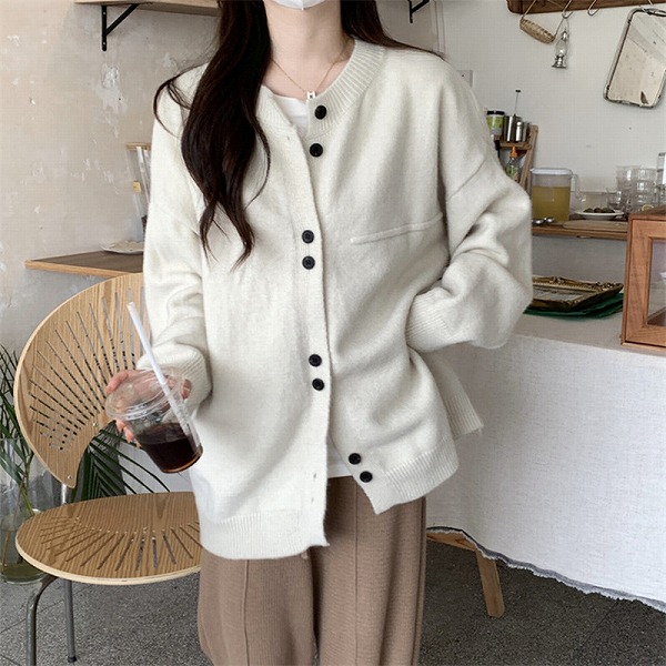 新作秋冬セーター　ニットゆったりカーディガン　長袖コート　ファション商品｜ドレミファソラ・ねこ