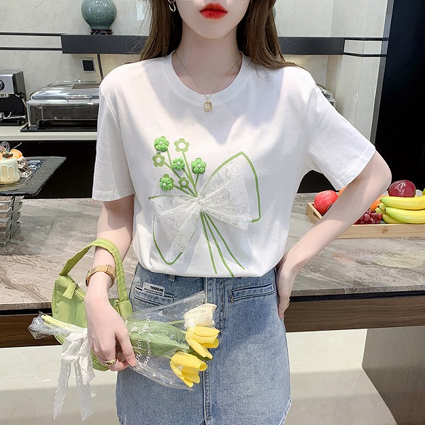 夏の新作 　ファショントップス　おしゃれ洋服　人気トップス　ブラウス　カジュアル｜ドレミファソラ・ねこ