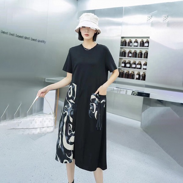 新作レディース流行り物 編み目うつり変わり青写真 ゆったり刷り上げる衣装