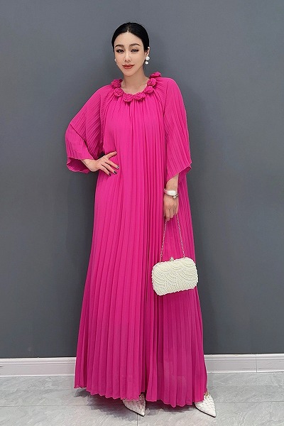 レディースファッション　カジュアル　ゆったり　プリーツ　オシャレ　ワンピース 12,839円
