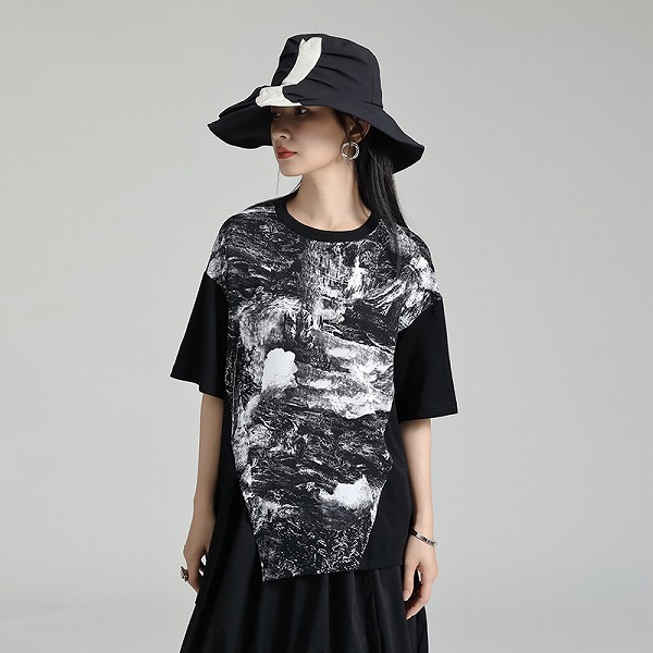 トップス 半袖Tシャツ クルーネック レーディスファション商品 カジュアルトップス
