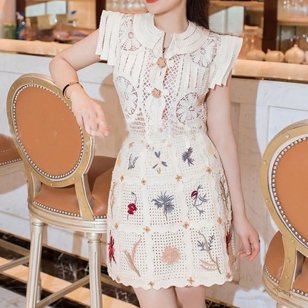 レディースファション服 御造作 衣装 今めかしい衣装 ファションワンピース