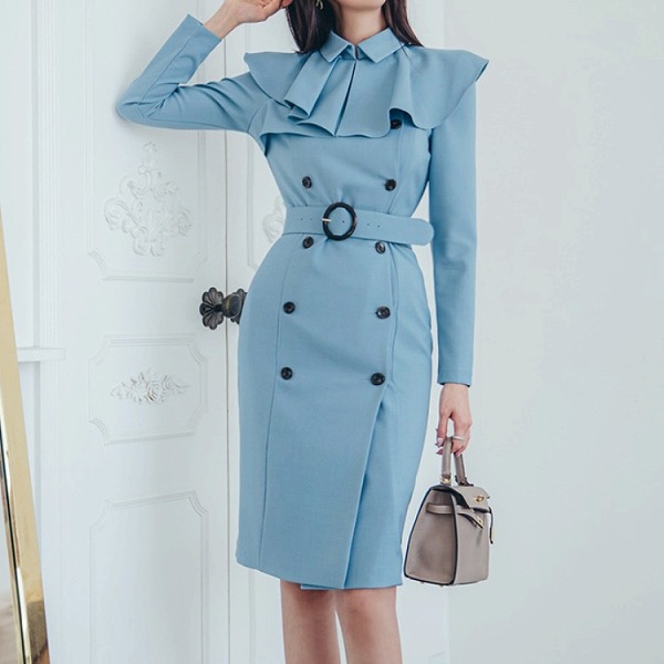 新作 衣装 流行り物厚地の外套風衣装 レディースファション服