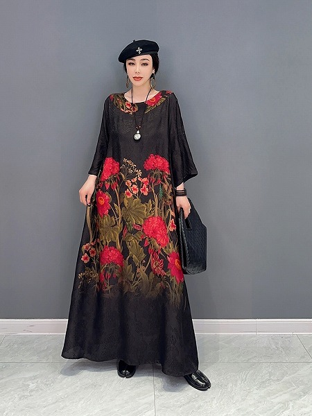 レディースファション服人気　花柄ワンピース　カジュアルワンピース　人気商品 11,902円