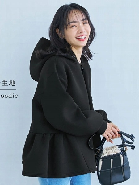 秋冬レディースファッション　フード付き　ゆったり　ジャケット　人気コート