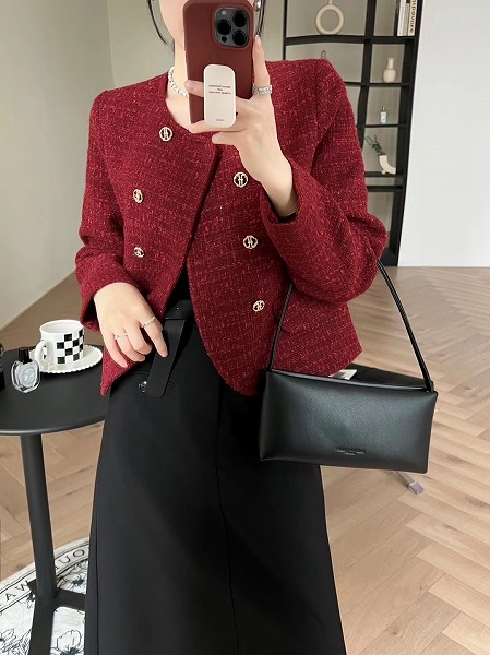 ショート丈コート　長袖コート　オシャレファション洋服　人気商品　トップス