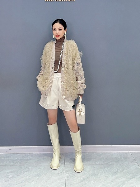 個性的カーディガン　レーディスファション洋服　おしゃれなコート　人気トップス｜ドレミファソラ・ねこ
