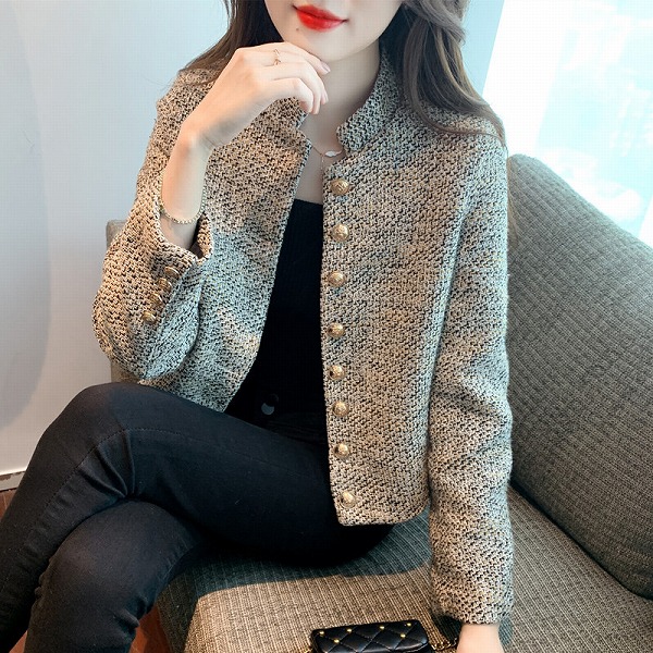 新作コート　おしゃれな上着　レーディスファション洋服　人気ショートコート