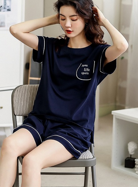 夏 お部屋お召しもの 半袖 半ズボン 仕かける パジャマ 心地よい レディース レディース-パジャマ-ナイトウェア・ルームウェア