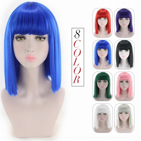 8カラー カラーウィッグ 5,998円