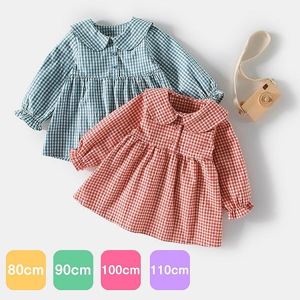 ベビー服女の子ワンピース8090100110チ