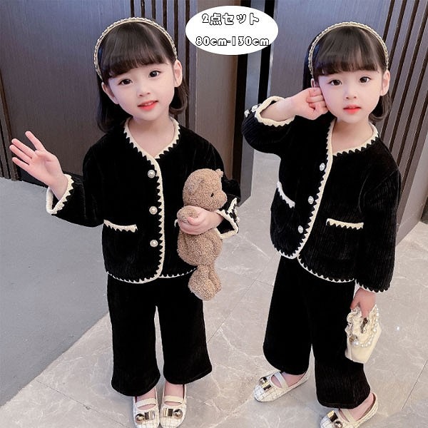 女の子ベビーセットアップ