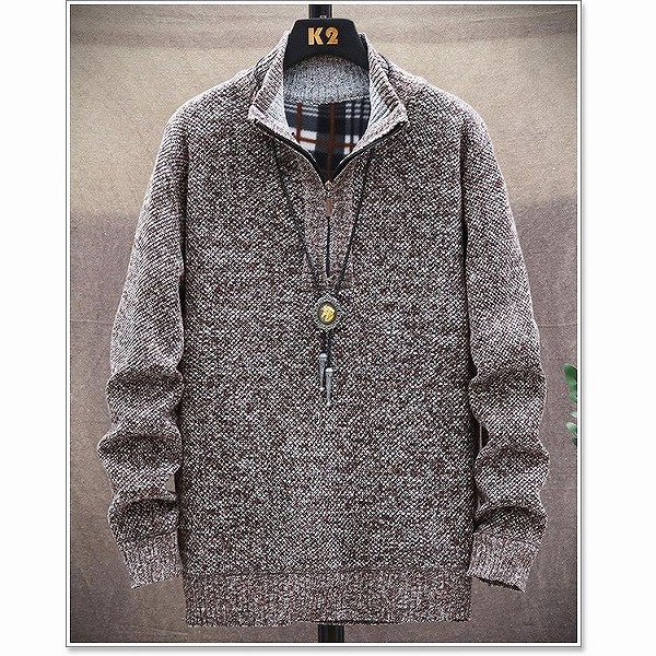 メンズハーフジップジップアップ 7,598円