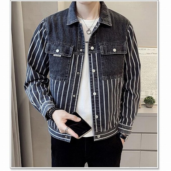 楽天市場】666 ストレッチ デニムジャケット インディゴ ジーン