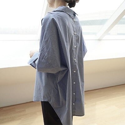 シアーシャツシャツ長袖アウター