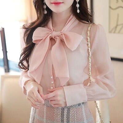 シフォンシャツレディース