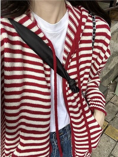 編み物スウェーターお上さんの春の秋の新作心地よい長袖トップスゆったり編み物スウェーター レディースファッション-Tシャツ・カットソー