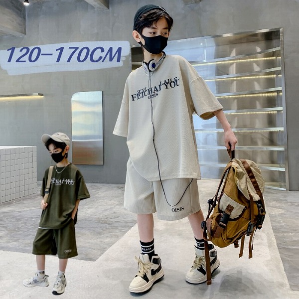 韓国赤ちゃん服お坊っちゃんセットアップ夏