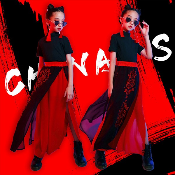 キッズ 社交ダンス お召しもの 瀬戸もの風