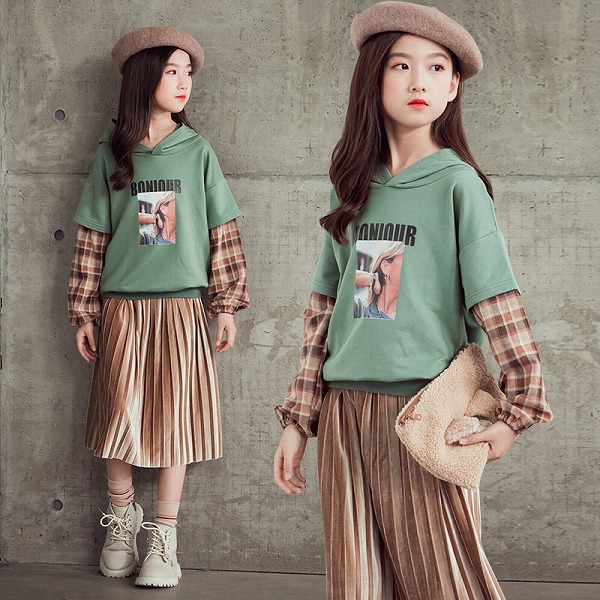 子供服 2点セット長袖 Tシャツ