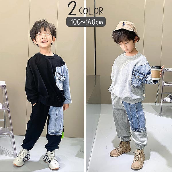 赤ちゃん服キッズお坊っちゃんセットアップ