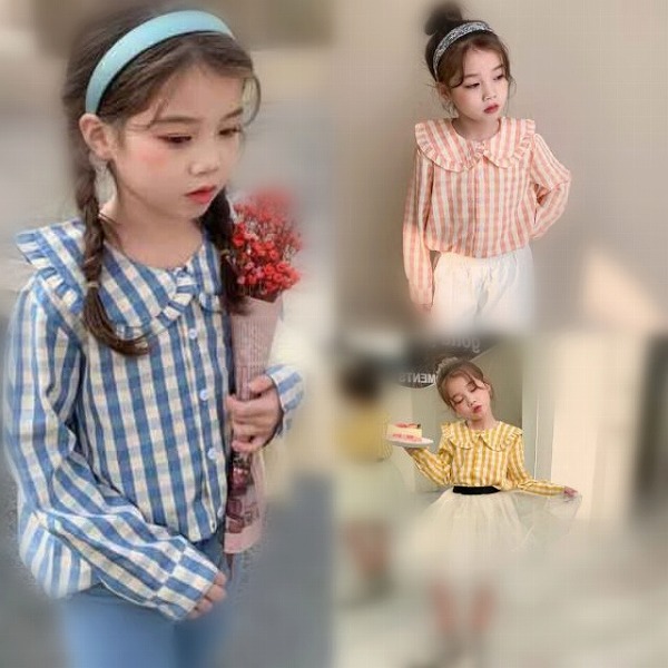 韓国子供服ブラウスシャツ女の子
