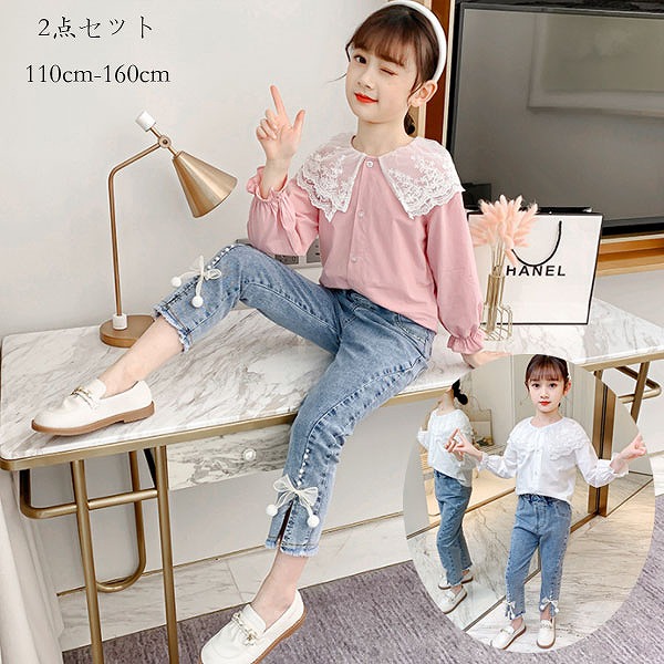 子供服女の子セットアップ長袖