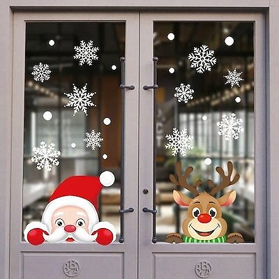 クリスマスサンタクロースウィンドウステッカー壁飾りクリスマスペンダントメリークリスマス家の装飾のため 9,398円
