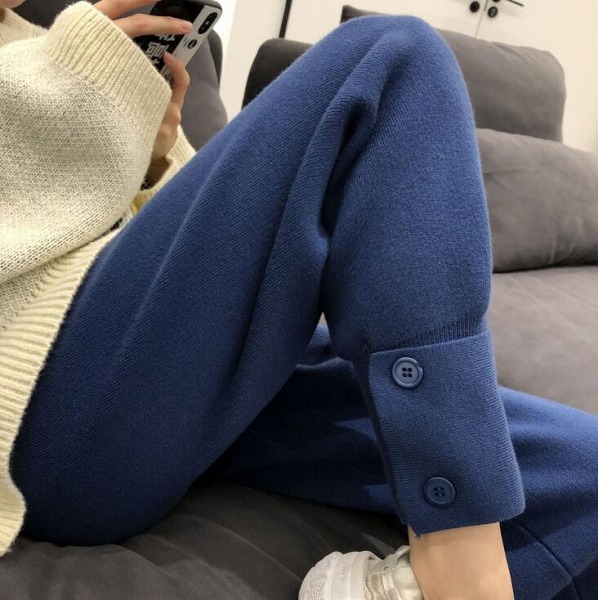 ニットパンツレディース秋冬
