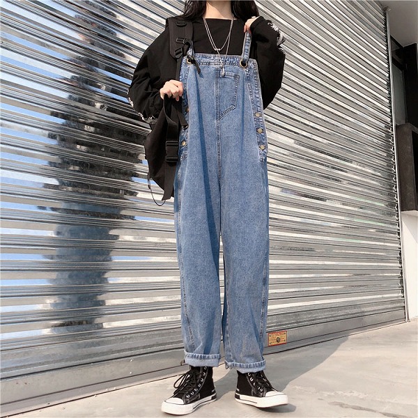 パンツ デニムサロペット