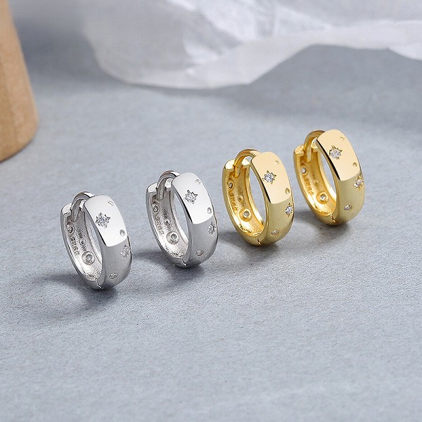 100％S925シルバー ピアス　CB-A-62-03　　高品質シルバーアクセサリー