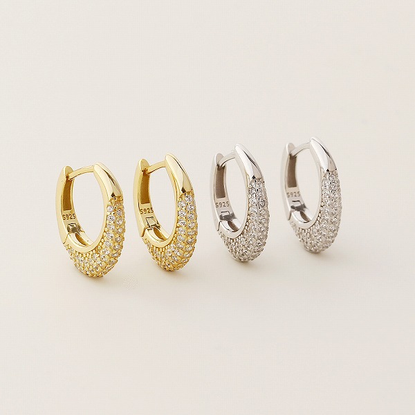 100％S925シルバー フップピアス　　JH-YHE0709　高品質シルバーアクセサリー