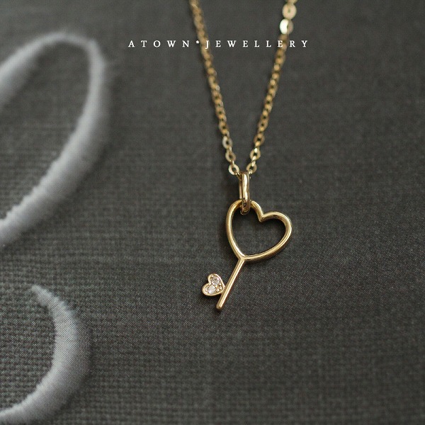 100％S925シルバー 14K金メッキ　ネックレス　XZM-N008 高品質アクセサリー