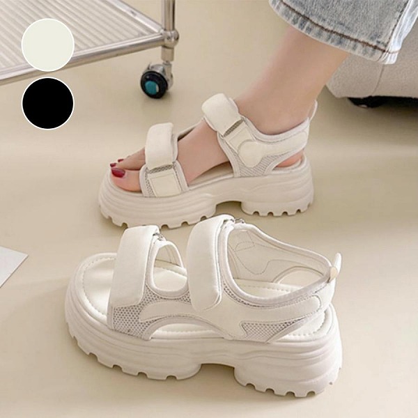 夏新品 厚底サンダル 運動競技サンダル 美脚 夏
