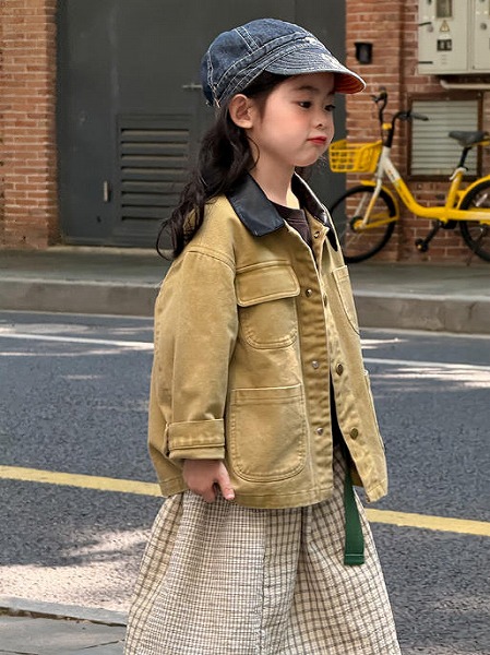 【秋冬新作】韓国風赤ちゃん服★長袖 厚地の外套赤ちゃん服 90糎～150糎