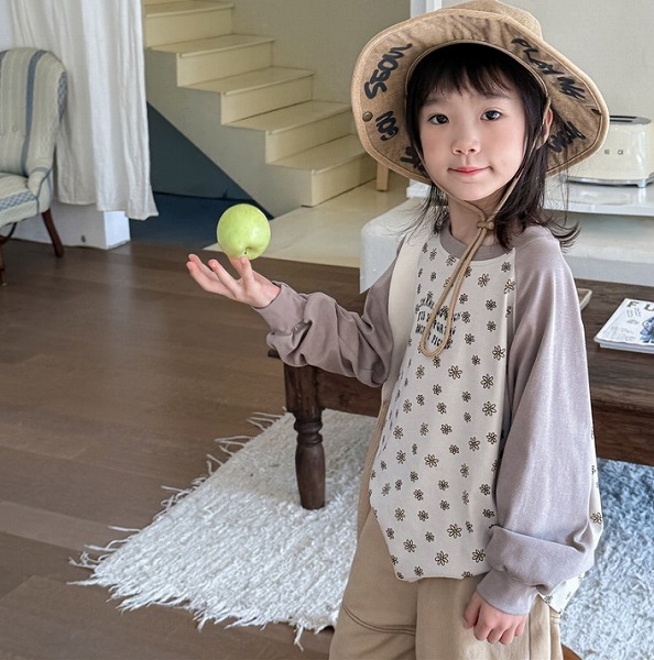 【春夏新作】韓国風子供服 キッズ服 可愛い 女の子 長袖トップス 3色